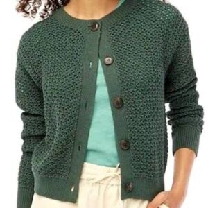 J. Crew crochet cardigan sweater NWT - Size M